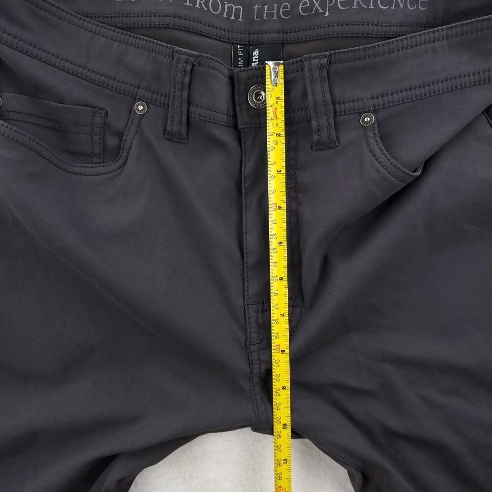prAna Brion Pants Slim Fit Stretch Hiking UPF 50+ Men's "32x32" Actual 34x29 - Picture 6 of 11